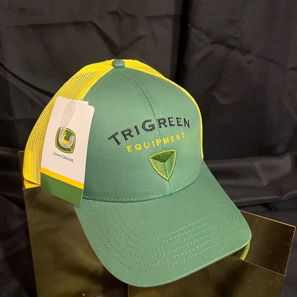 John Deere TriGreen Equipment Green and Yellow Cap NWT - Picture 9 of 9